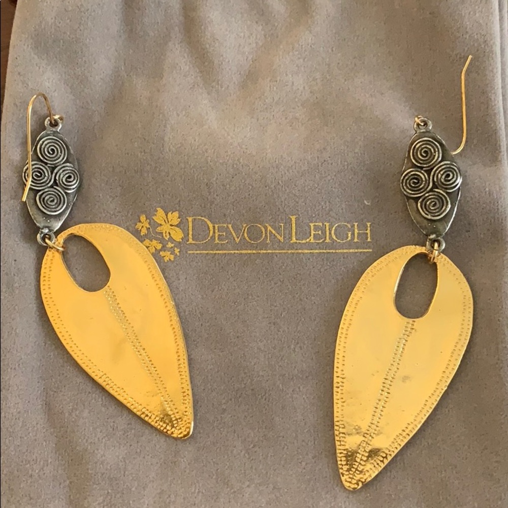 Devon Leigh Silver and Gold Earrings
